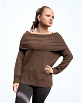 Niki Off-Shoulder-Pullover