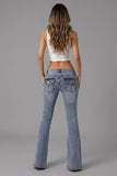 Low Waist Flared Jeans Tilda - Body-hugging cut, flared leg & modern hip look - Mara