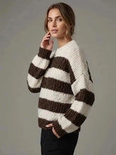 Striped Knit Sweater Maila – Cozy Texture, Modern Fit - Mara