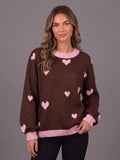 Martha Sweater – Premium Heart‑Pattern Women’s Knitwear in Multiple Colours