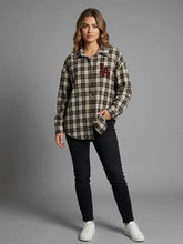 Blouse Ronja – Modern Check Pattern Blouse for Everyday Style | Mara