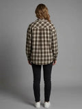 Blouse Ronja – Modern Check Pattern Blouse for Everyday Style | Mara