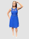 Kleid „Amy“ – Eleganz in Royalblau Mara