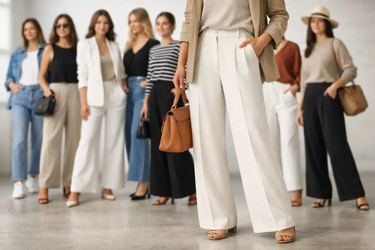 Wide Leg Hosen kombinieren: 8 Looks, die wirken