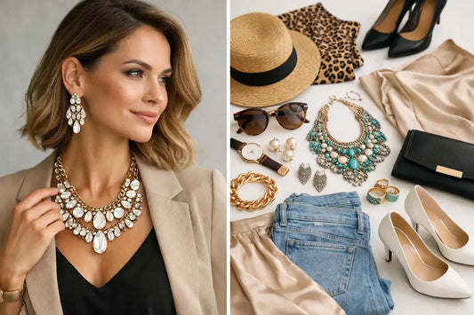 Statement-Schmuck richtig kombinieren mit 7 Looks