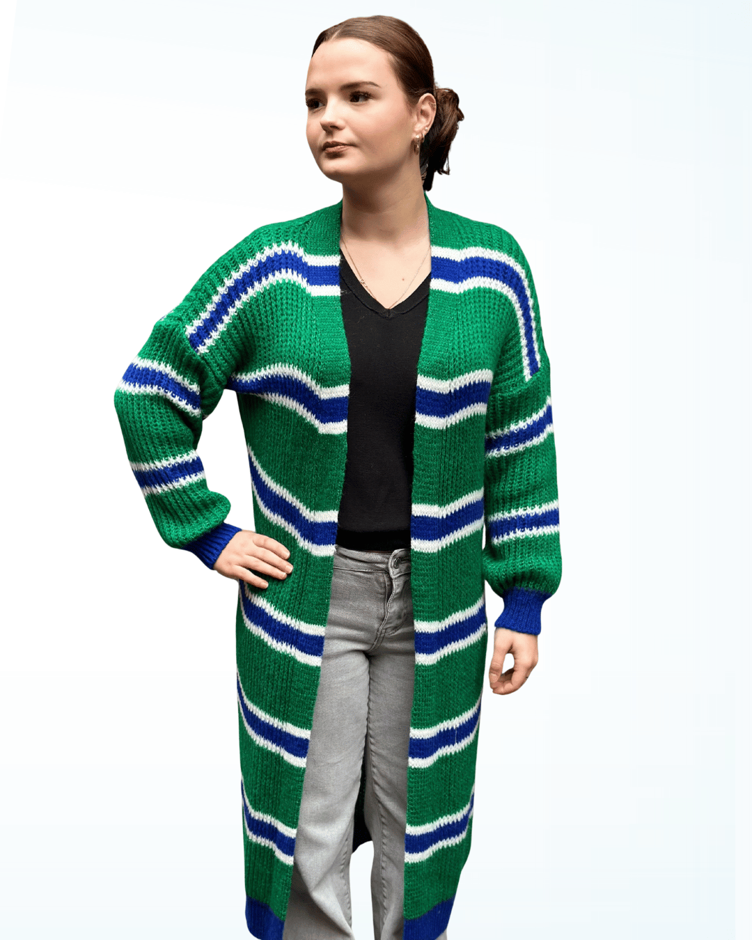 Ella Stripe Cardigan