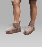 Ankle Boots Susi Dark Brown/Grey/Black