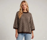 The striped sweater Lili stands for cosy lightness Mara