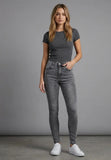 Grey skinny jeans "Leni" - modern everyday fit with perfect silhouette - Mara