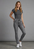 Grey skinny jeans "Leni" - modern everyday fit with perfect silhouette - Mara