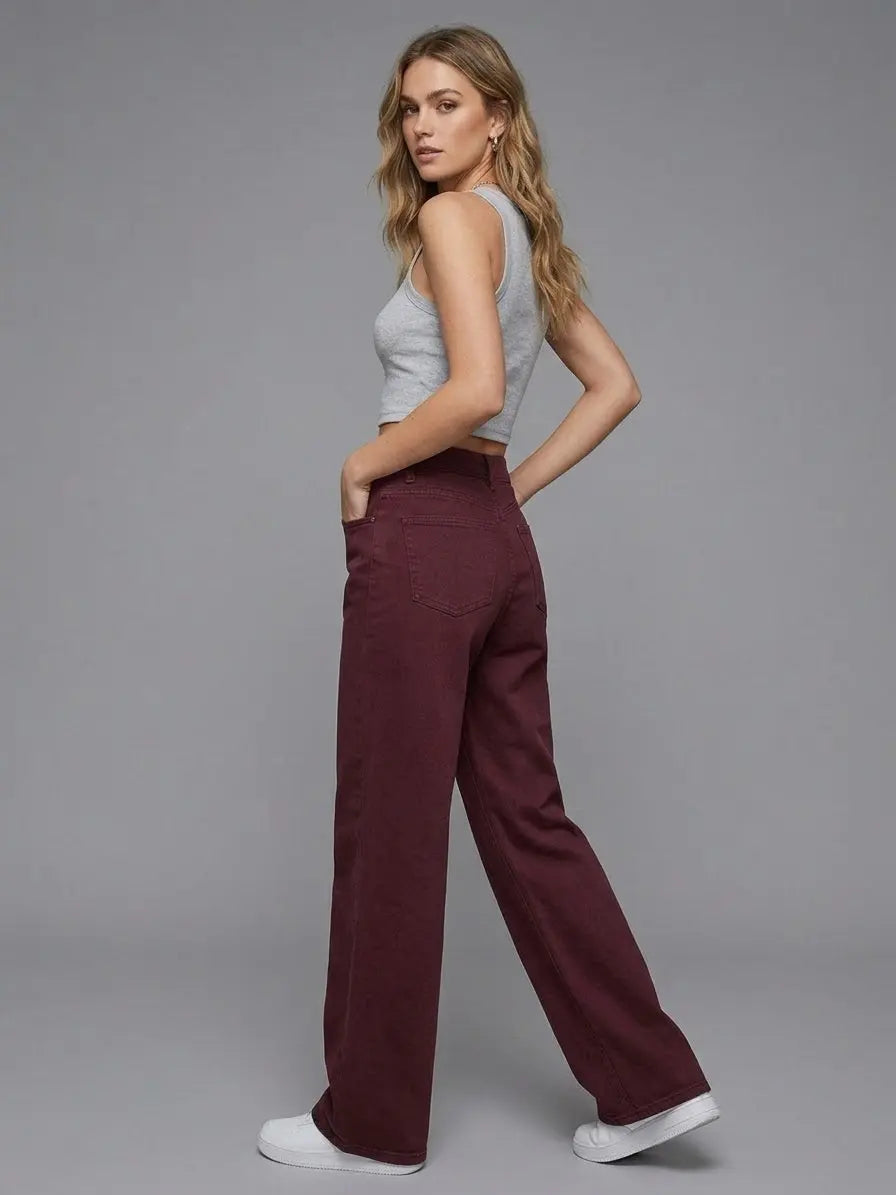 Wide Leg Jeans “Luna” – Soft Flow, Modern Shape, Everyday Elegance Mara