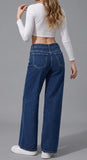 Wide Leg Jeans “Paula” – Low Waist Elegance. Modern fit. Everyday Confidence. - Mara