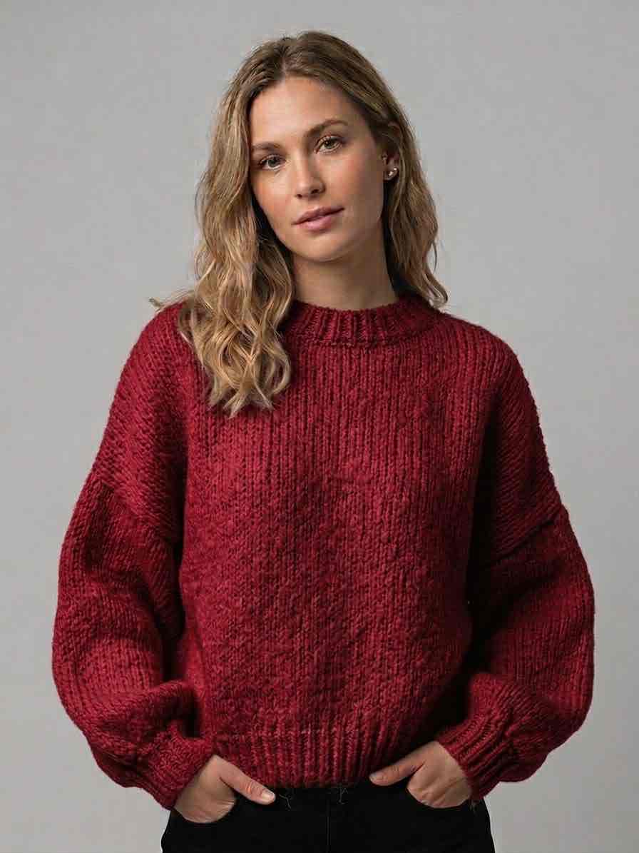 Knitted sweater "Ella" - Warm elegance for every day Mara