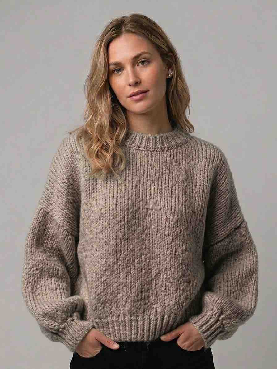 Knitted sweater "Ella" - Warm elegance for every day Mara