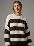 Striped Knit Sweater Maila – Cozy Texture, Modern Fit & Timeless Everyday Style Mara