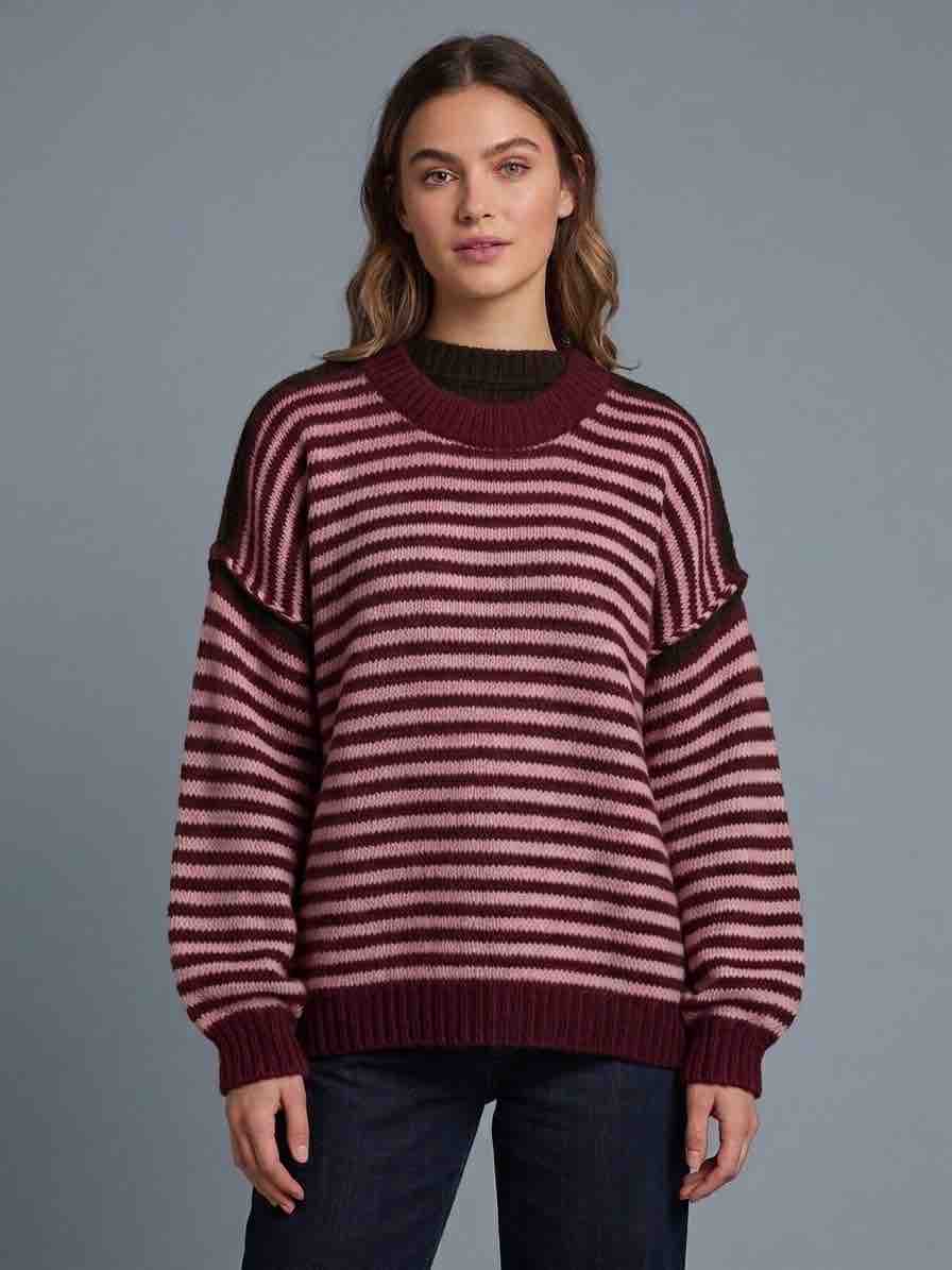 triped Knit Sweater Jana – Soft Texture, Modern Fit & Everyday Cozy Style - Mara