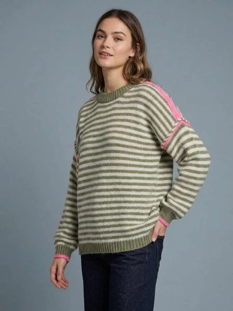 triped Knit Sweater Jana – Soft Texture, Modern Fit & Everyday Cozy Style - Mara