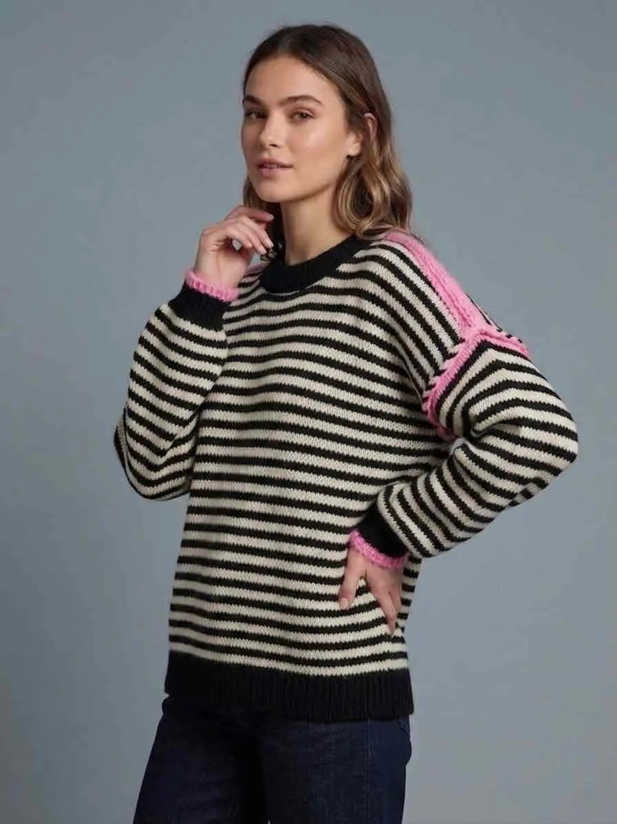triped Knit Sweater Jana – Soft Texture, Modern Fit & Everyday Cozy Style - Mara