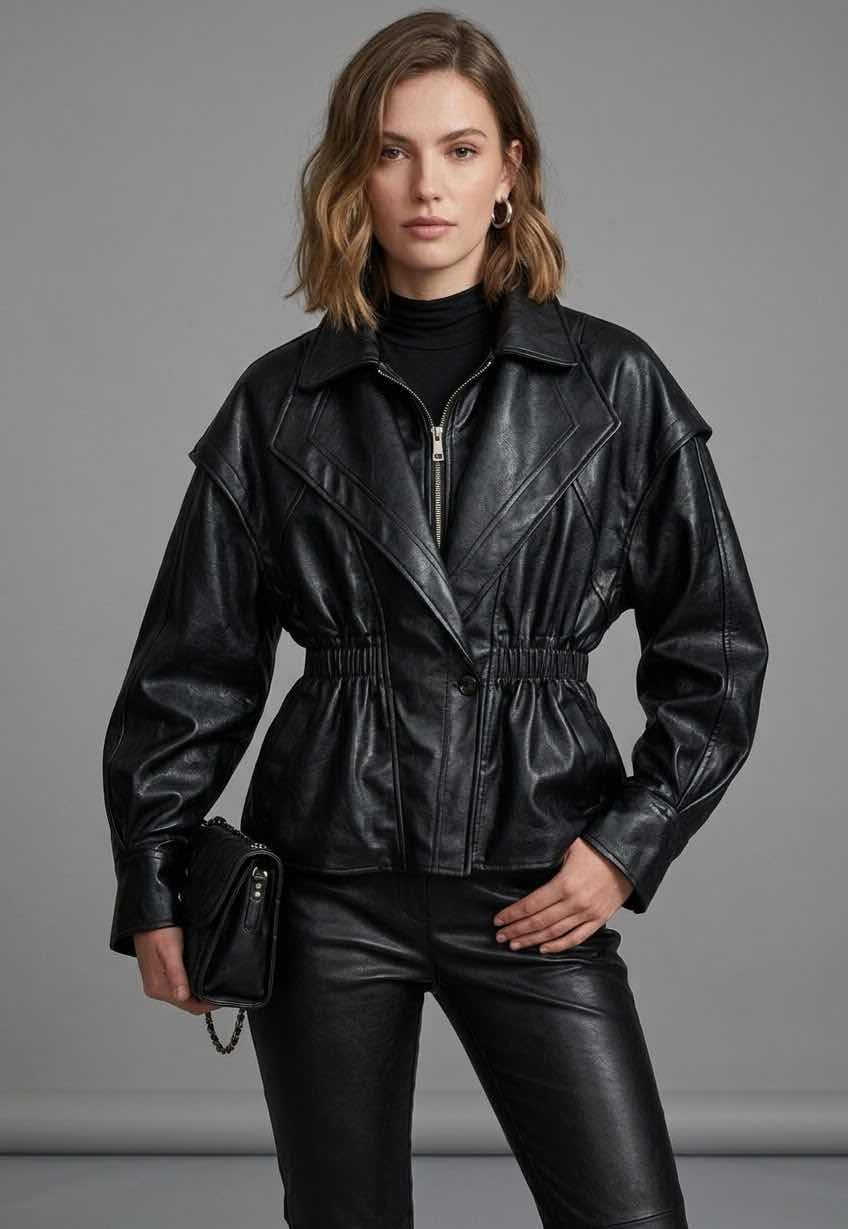 Artificial Leather Jacket Jasmin – Sleek Design, Modern Fit & Premium Faux‑Leather Style Mara
