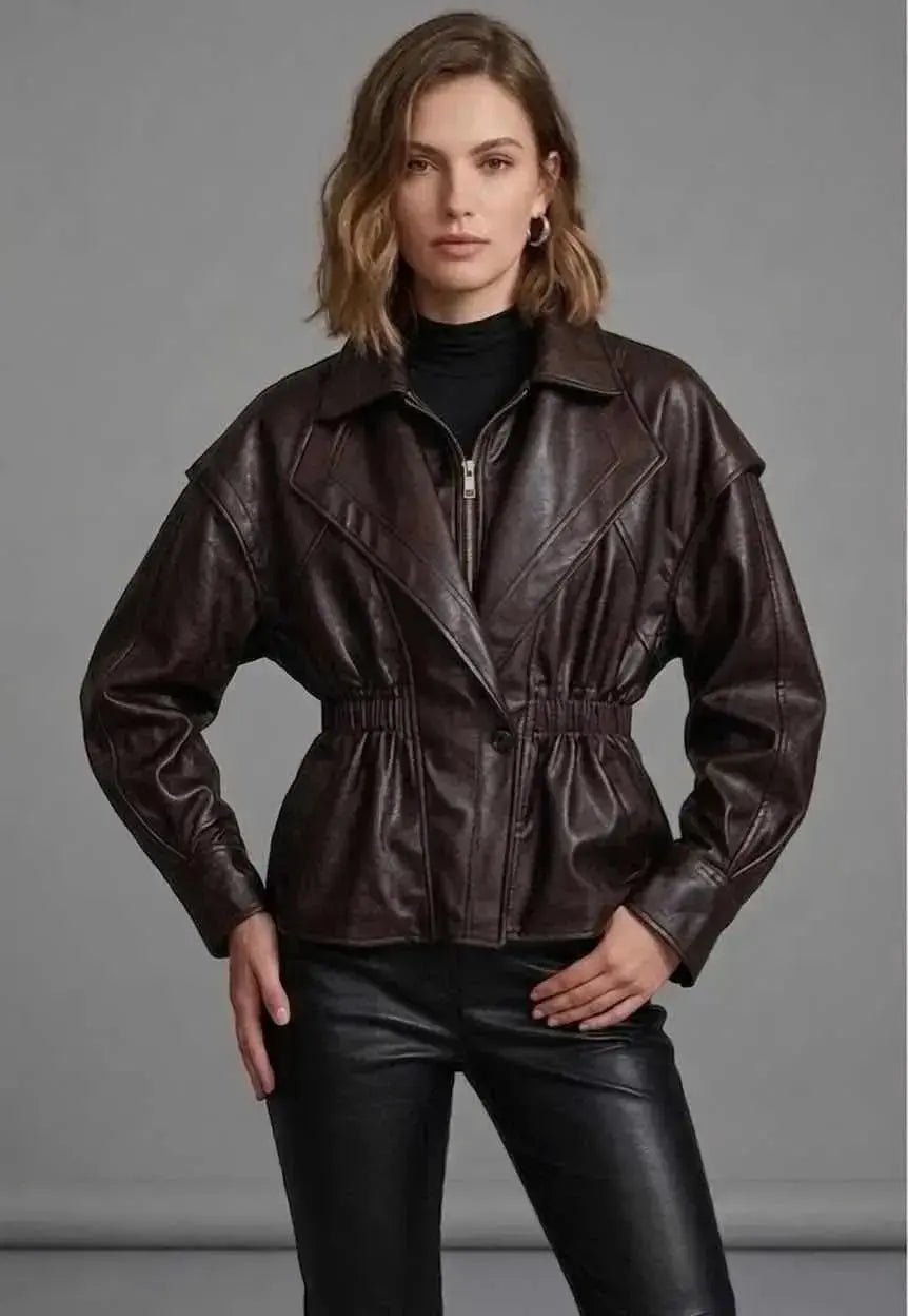 Artificial Leather Jacket Jasmin – Sleek Design, Modern Fit & Premium Faux‑Leather Style - Mara