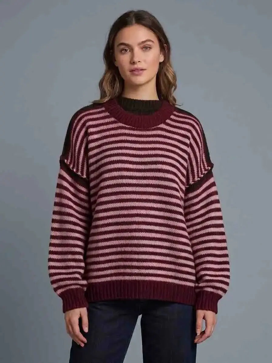 triped Knit Sweater Jana – Soft Texture, Modern Fit & Everyday Cozy Style - Mara