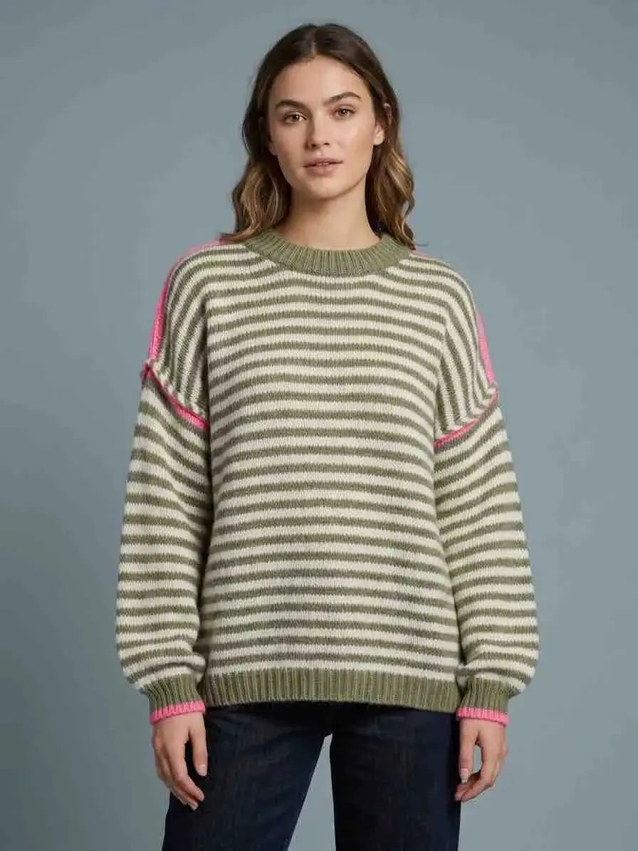 triped Knit Sweater Jana – Soft Texture, Modern Fit & Everyday Cozy Style - Mara