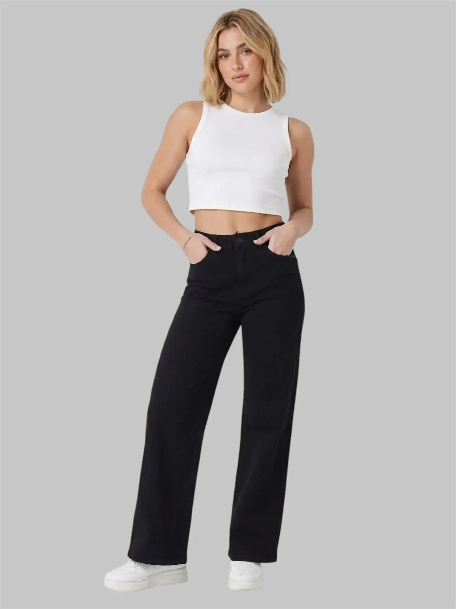 Dad Fit Jeans – Black, High Waist Dad Fit Mara