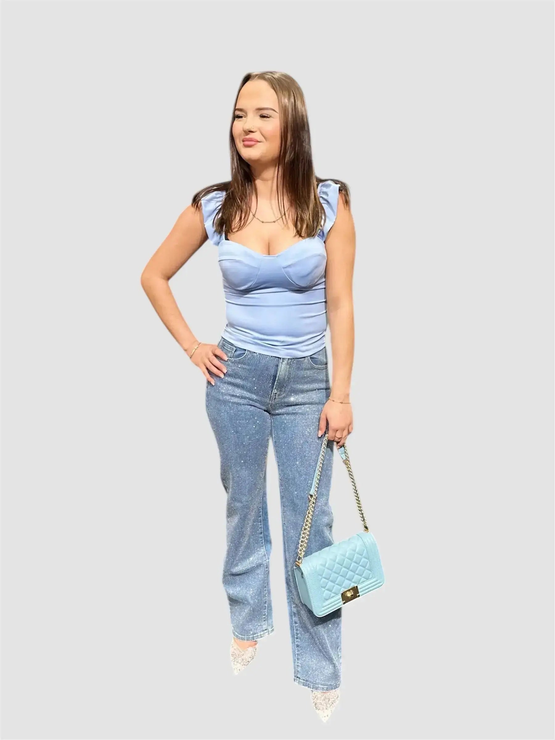 Wide Leg Jeans „Lucy“ – Sparkle your Style Mara