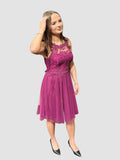 "Amy" dress - elegance in royal blue Mara