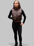 Dark Brown Vest Nina — Chic Everyday Layering Piece Mara