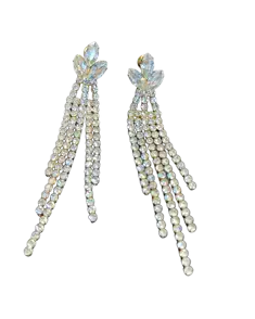 Silver Colour Earrings Moni | Mara Fashion Mara