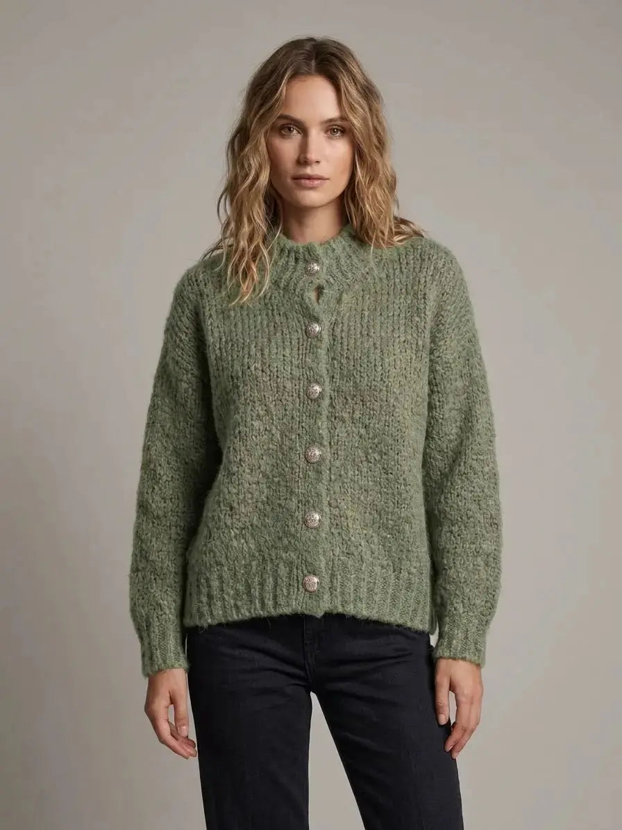 Freya Knit Cardigan – Cozy Textured Women’s Sweater - Mara