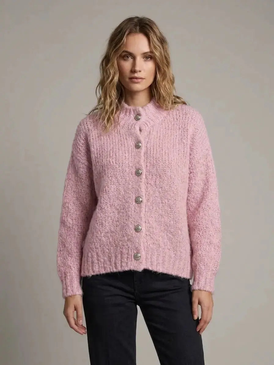Freya Knit Cardigan – Cozy Textured Women’s Sweater - Mara