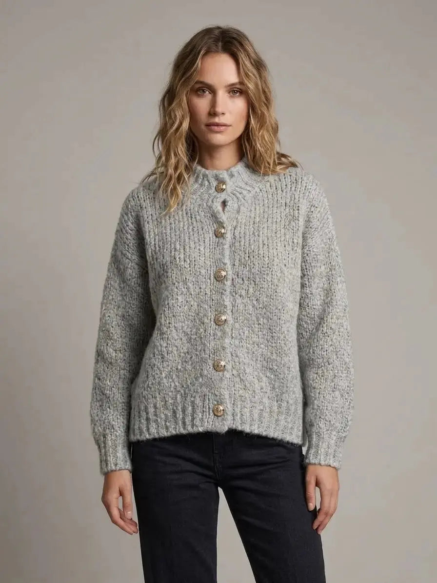 Freya Knit Cardigan – Cozy Textured Women’s Sweater - Mara
