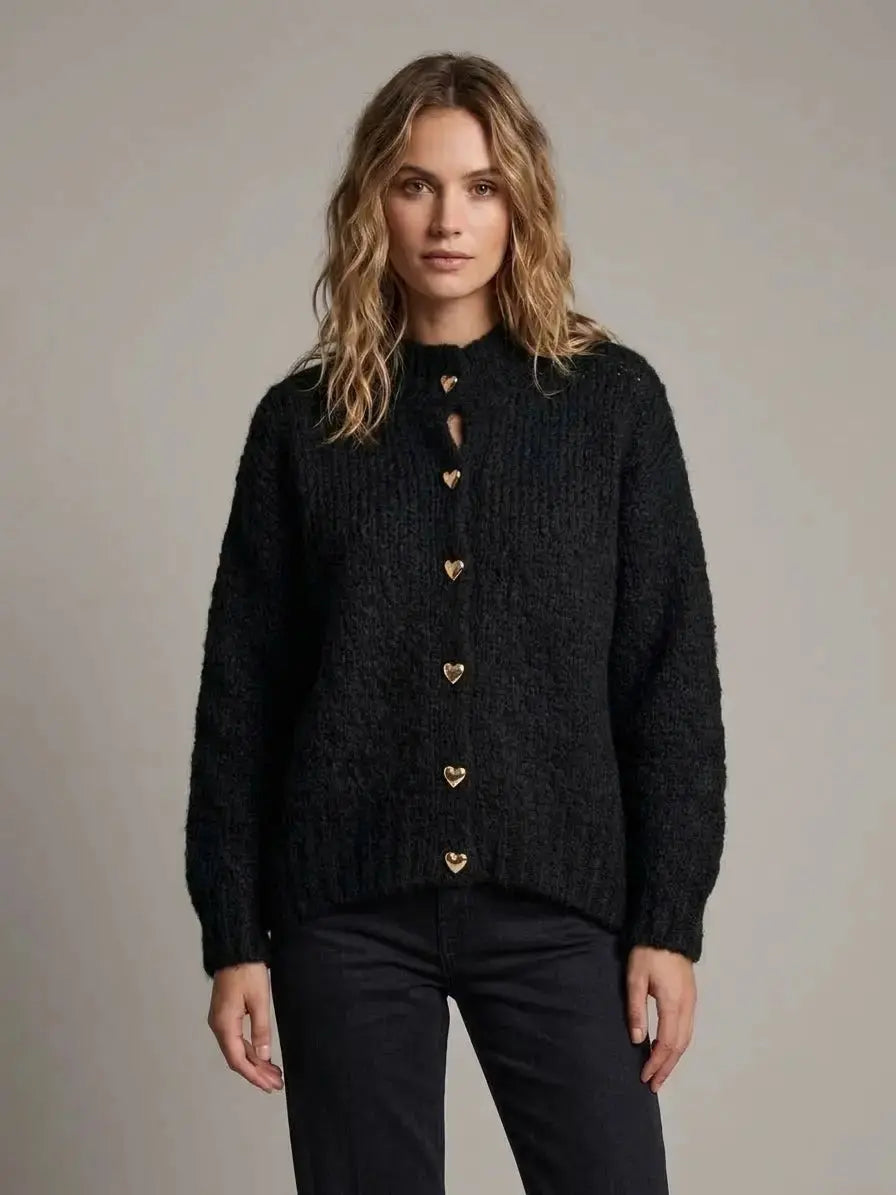 Freya Knit Cardigan – Cozy Textured Women’s Sweater - Mara
