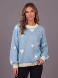 Martha Sweater – Premium Heart‑Pattern Women’s Knitwear in Multiple Colours