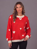 Martha Sweater – Premium Heart‑Pattern Women’s Knitwear in Multiple Colours