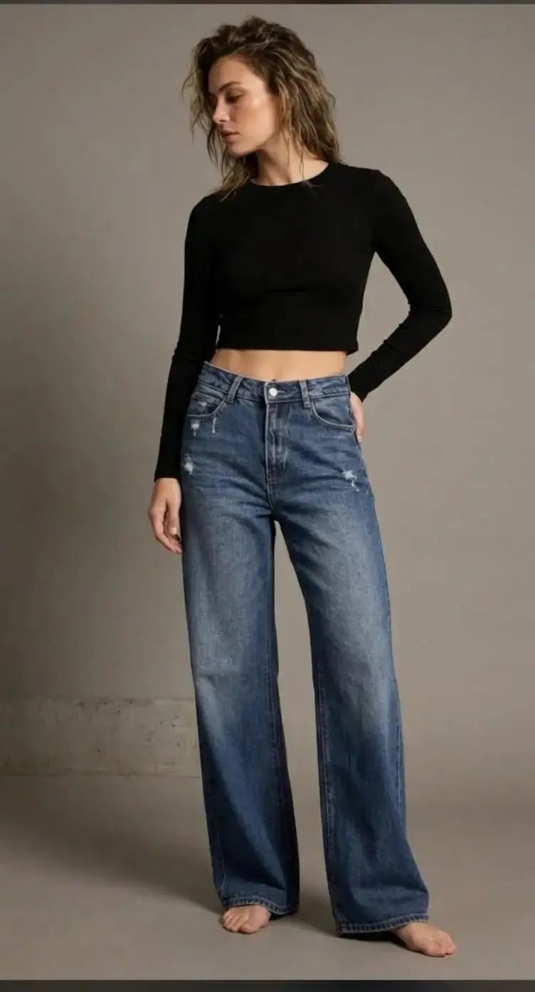Dad Fit Extra High Waist Jeans Finja – Modern, Flattering & Effortlessly Cool
