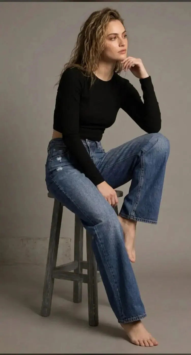 Dad Fit Extra High Waist Jeans Finja – Modern, Flattering & Effortlessly Cool