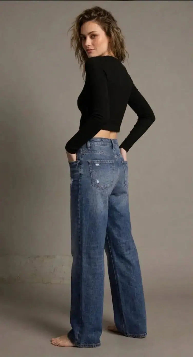 Dad Fit Extra High Waist Jeans Finja – Modern, Flattering & Effortlessly Cool