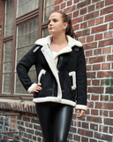 Lena Jacke in Wildlederoptik