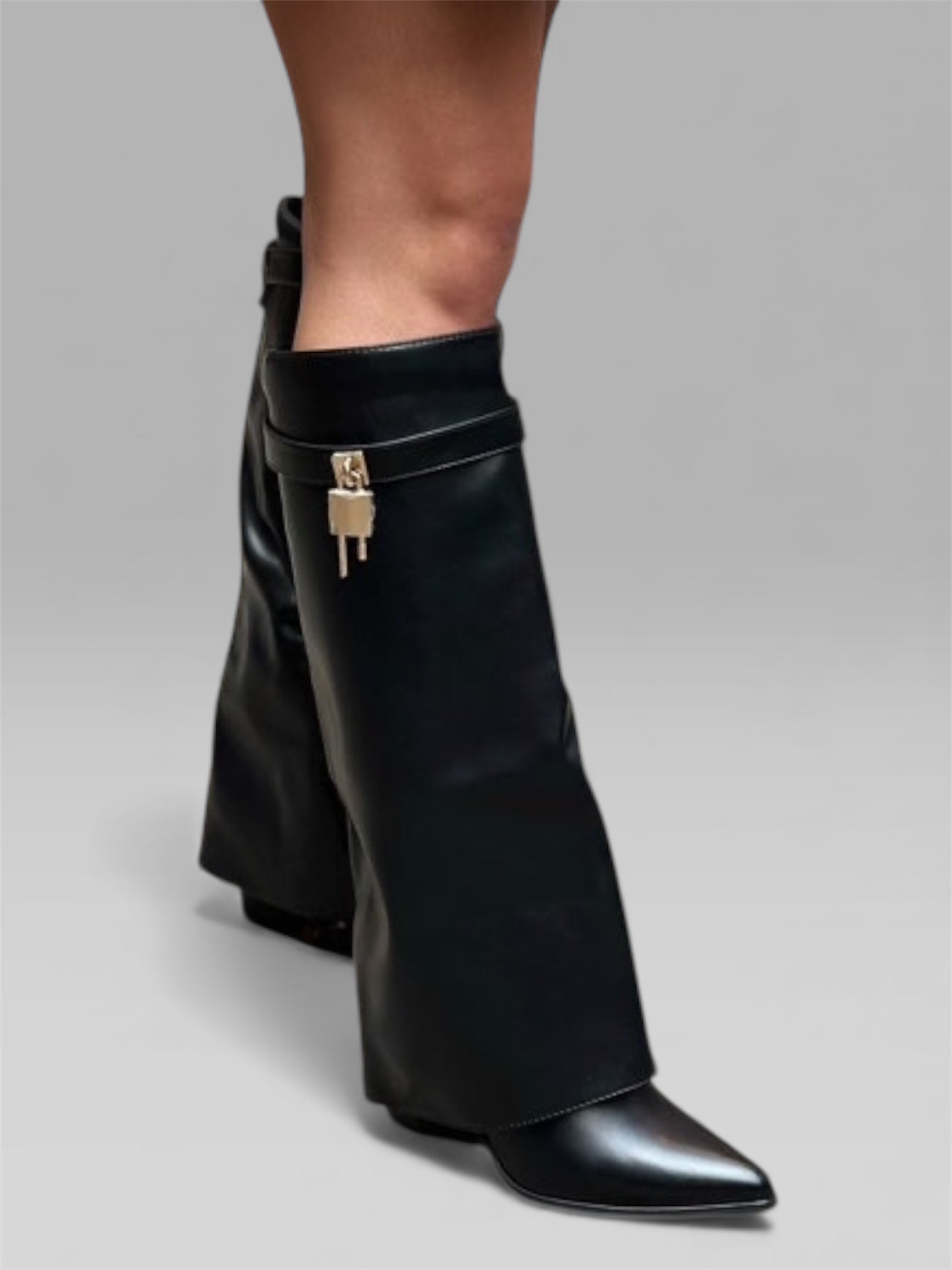 Stiefel Niki Dunkelbraun/Schwarz