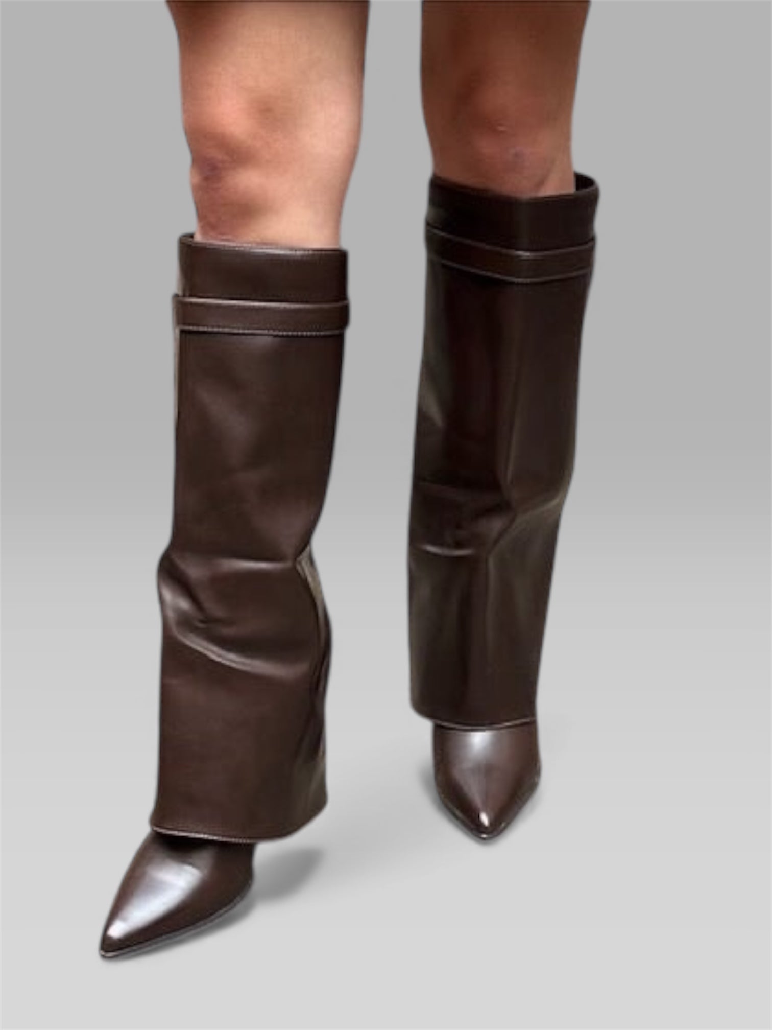 Stiefel Niki Dunkelbraun/Schwarz