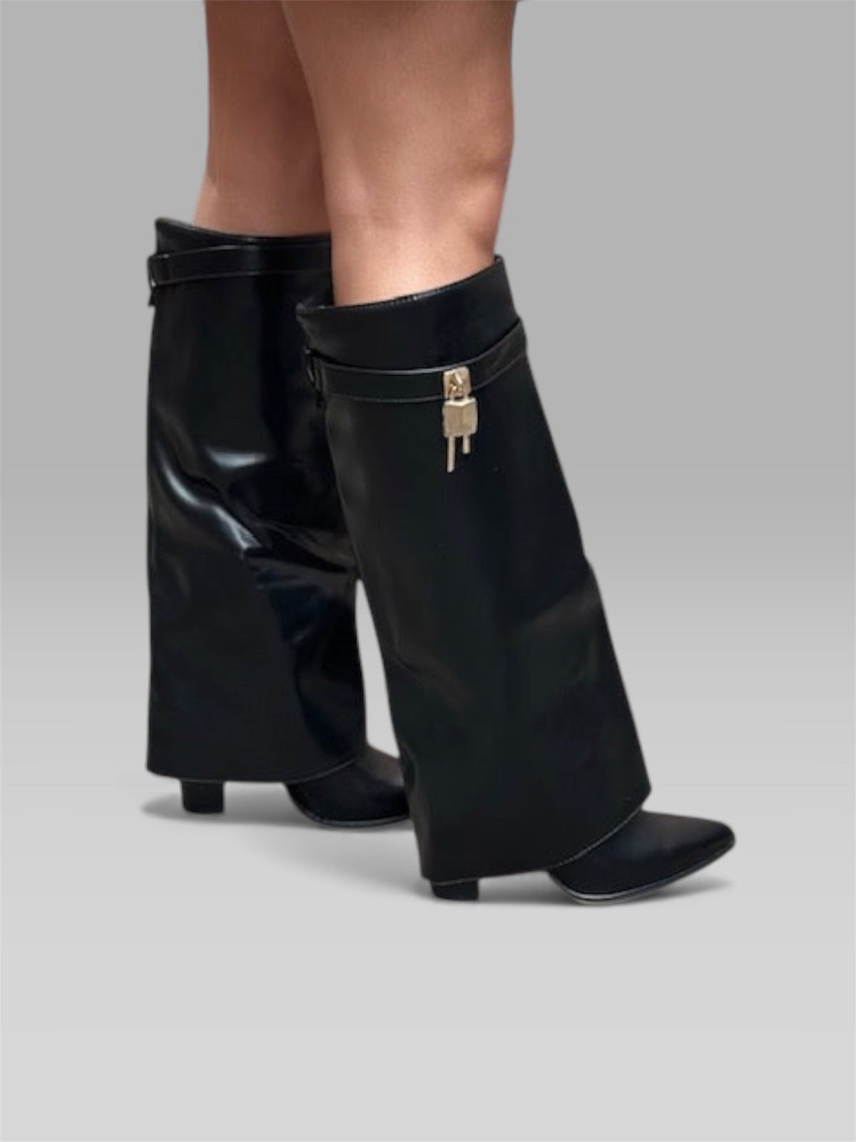 Stiefel Niki Dunkelbraun/Schwarz