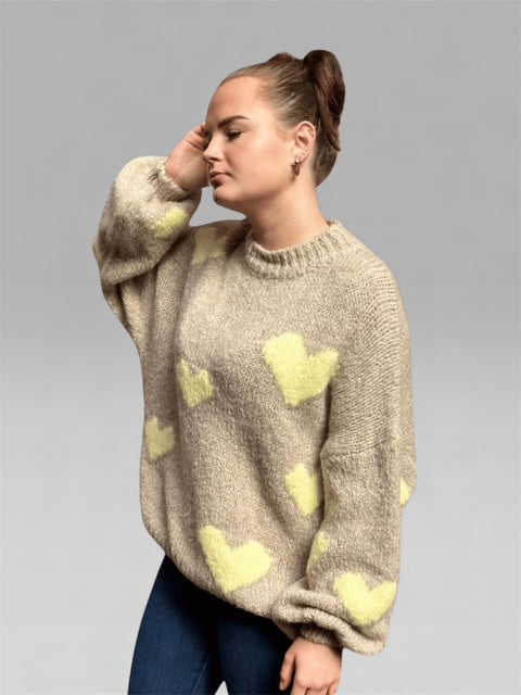 Mona Heart Sweater
