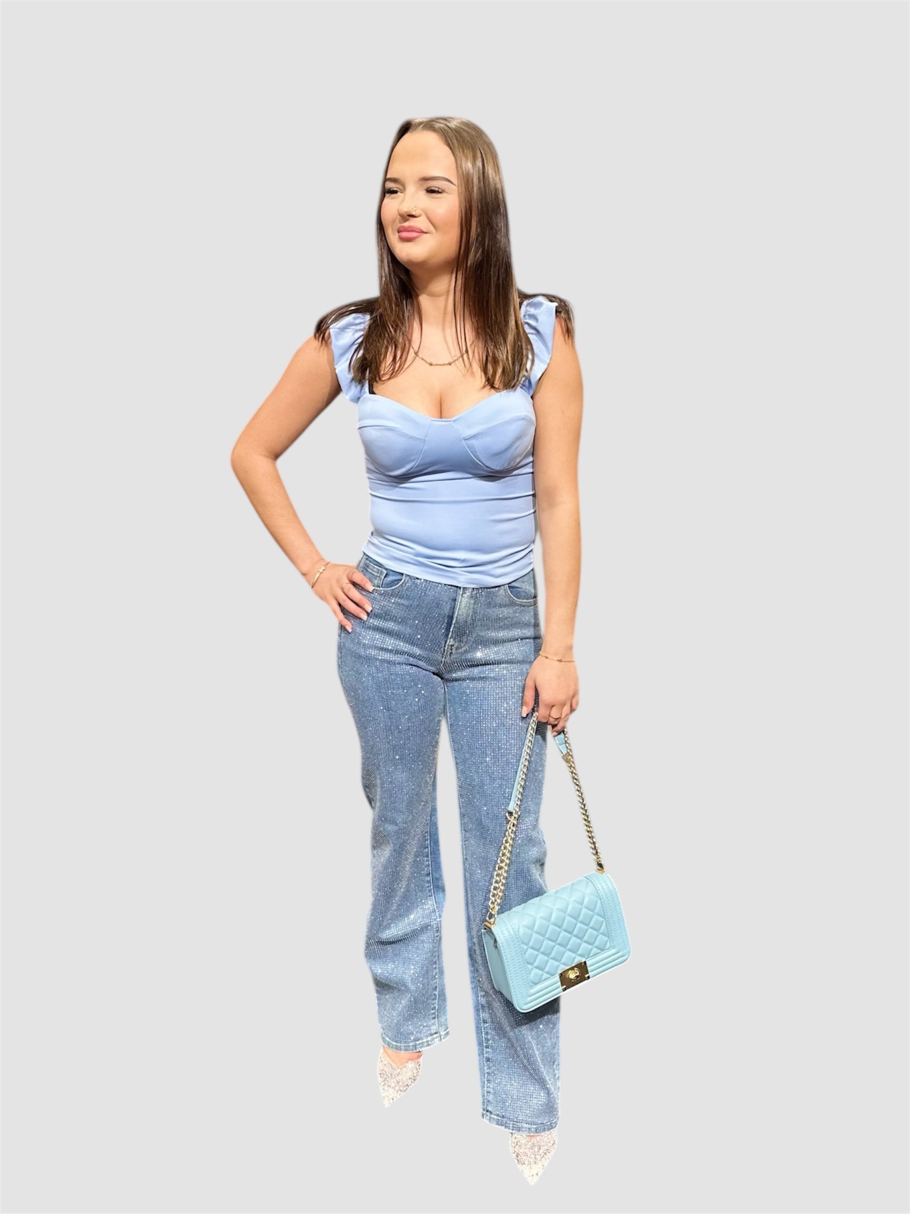 Wide Leg Jeans „Lucy“ – Sparkle your Style