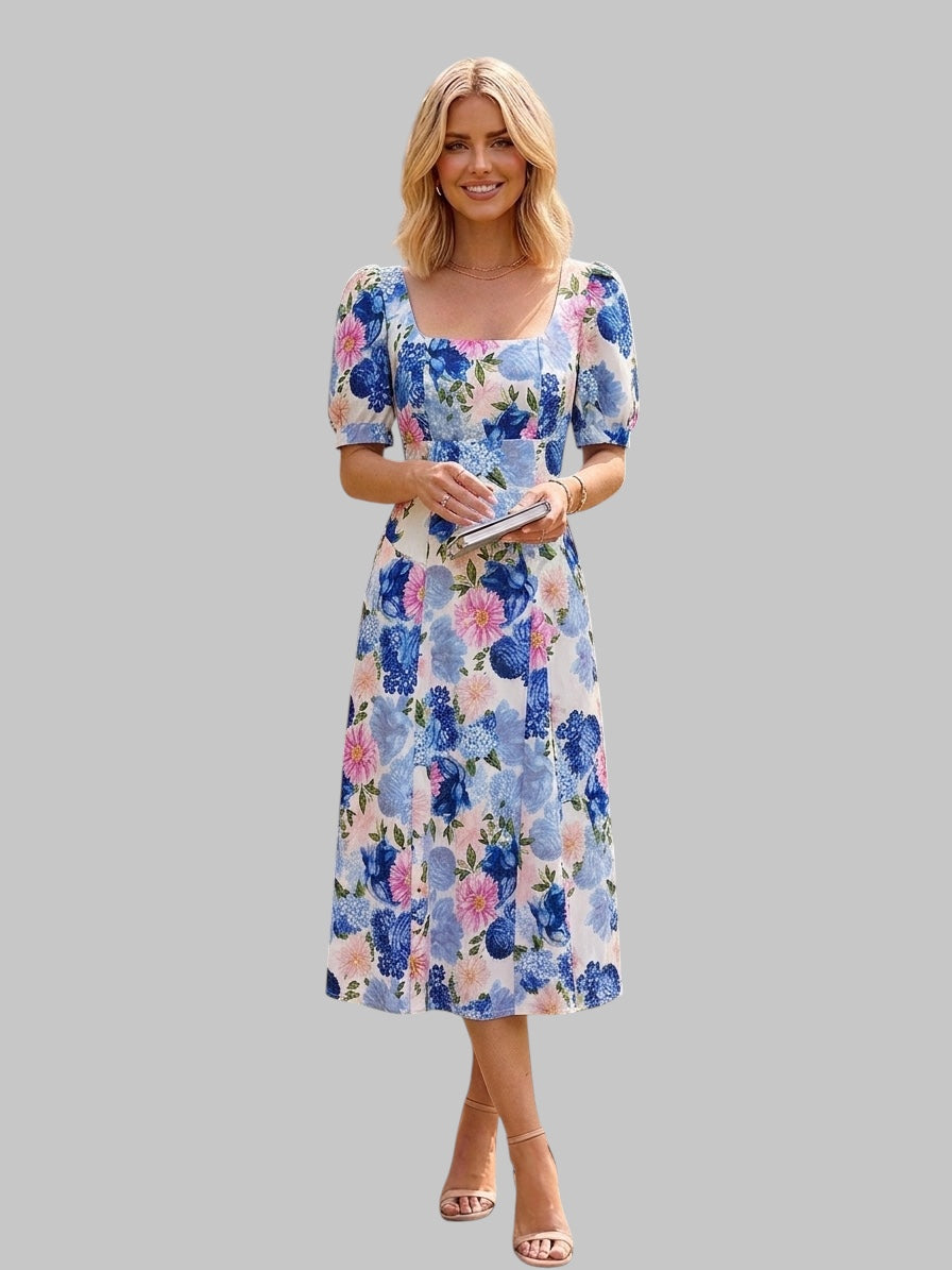 Kleid „Amira“ – Florale Leichtigkeit für jeden Anlass