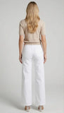 Betty dad fit white jeans 